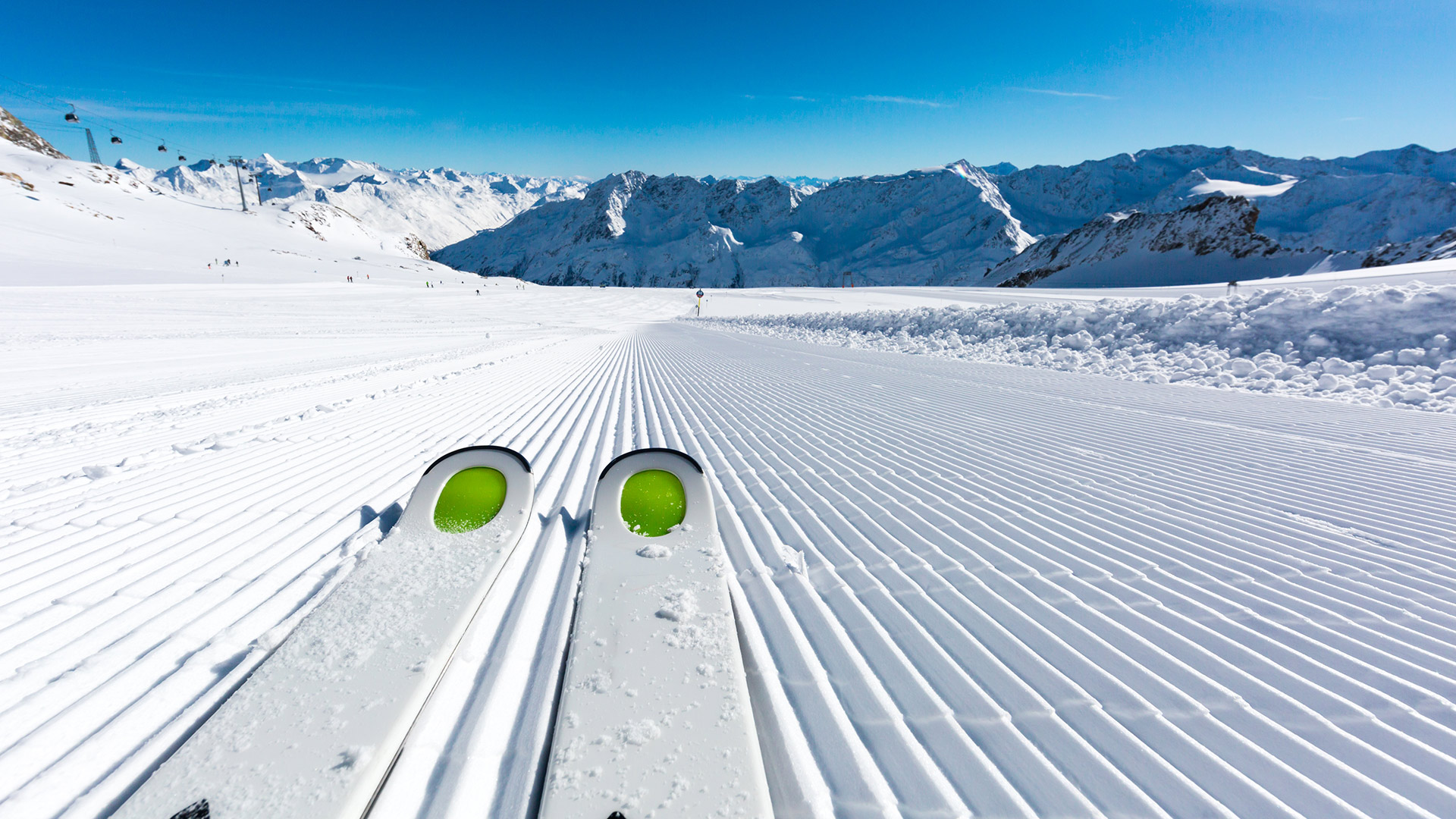 Genießen Sie die Atemberaubende Ausicht auf der Piste
